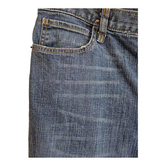 GAP Women's 16 Reg Jeans Boy Cut Medium Blue 5 Pockets 36 x 32.5 99% Cotton - Picture 5 of 9